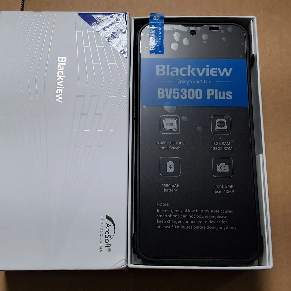 BOXED BLACK VIEW BV5300 PLUS MOBILE PHONE