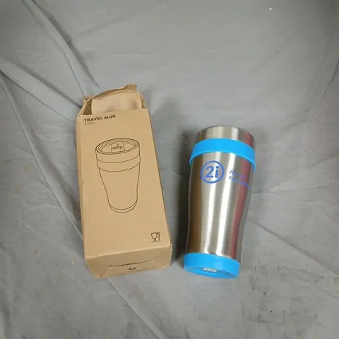 STAINLESS STEEL TRAVEL MUG – BOXED