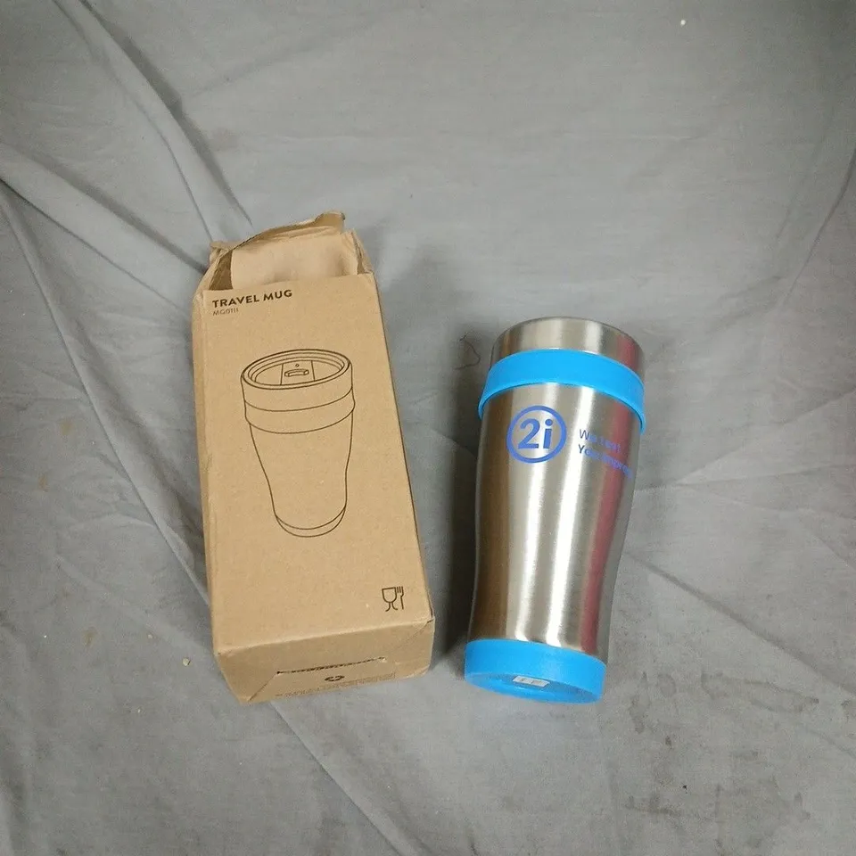 STAINLESS STEEL TRAVEL MUG – BOXED