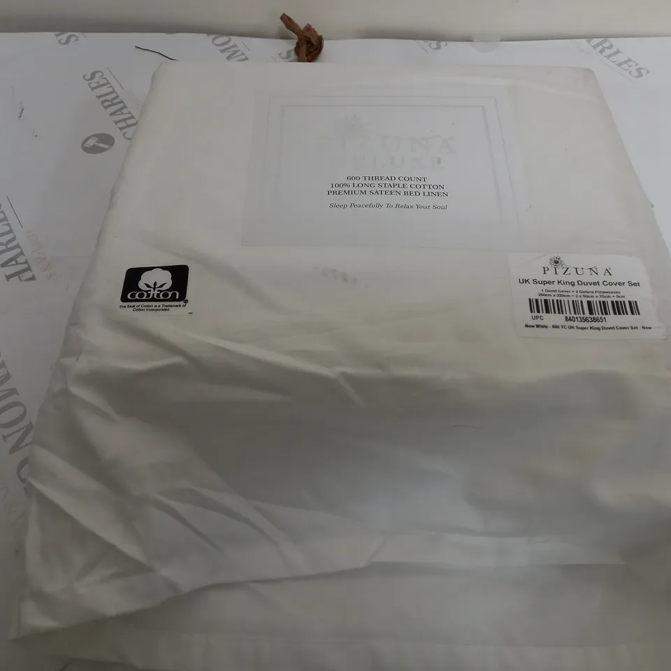 PIZUNA DELUXE UK SUPER KING DUVET COVER SET