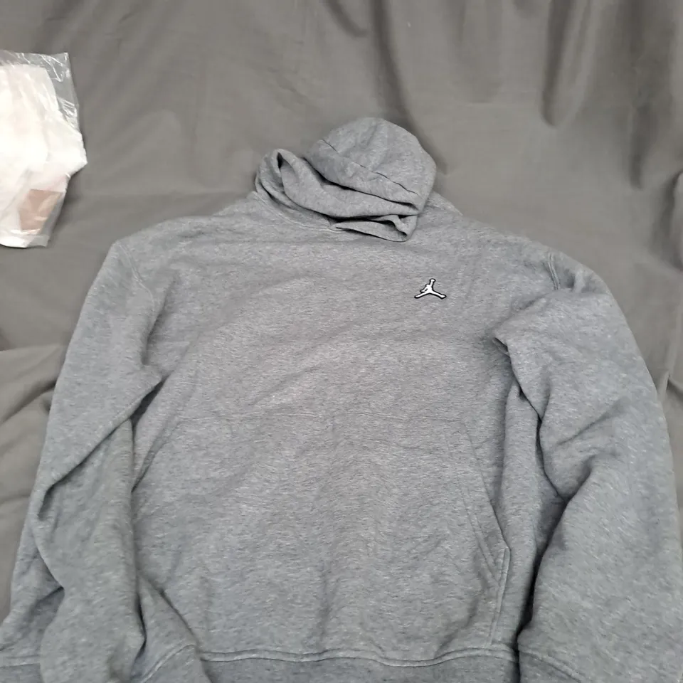 AIR JORDAN LARGE GREY HOODIE 