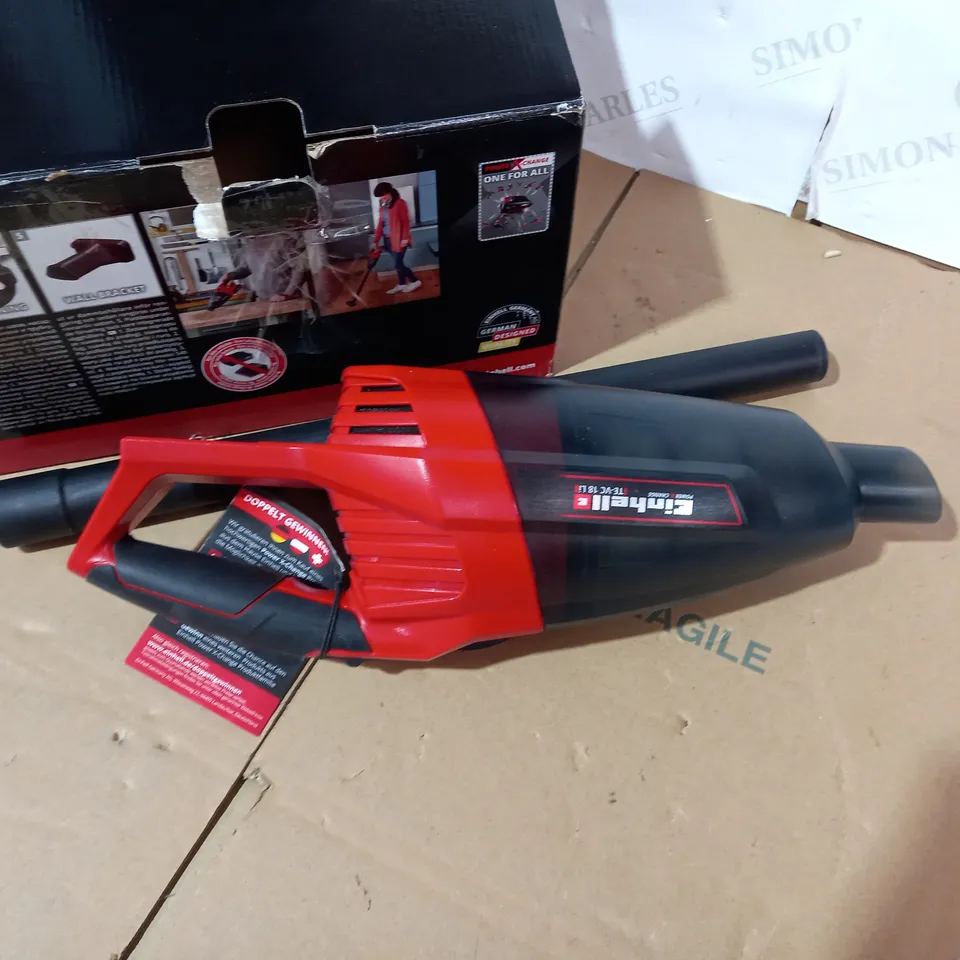 EINHELL TE-VC SOLO POWER X-CHANGE CORDLESS VACUUM CLEANER