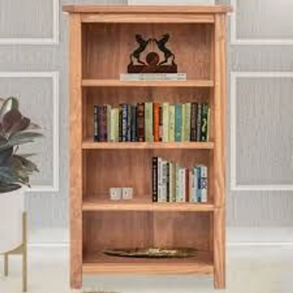 BOXED PADUA 4 SHELF LACQUERED BOOKCASE