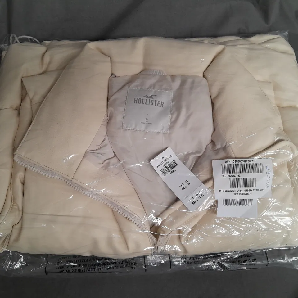 HOLLISTER CROP GILET IN REAN - SMALL