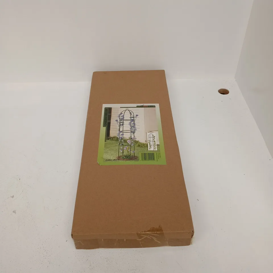 DIV CHI GARDEN OBELISK BLACK 190 X 40CM BOXED