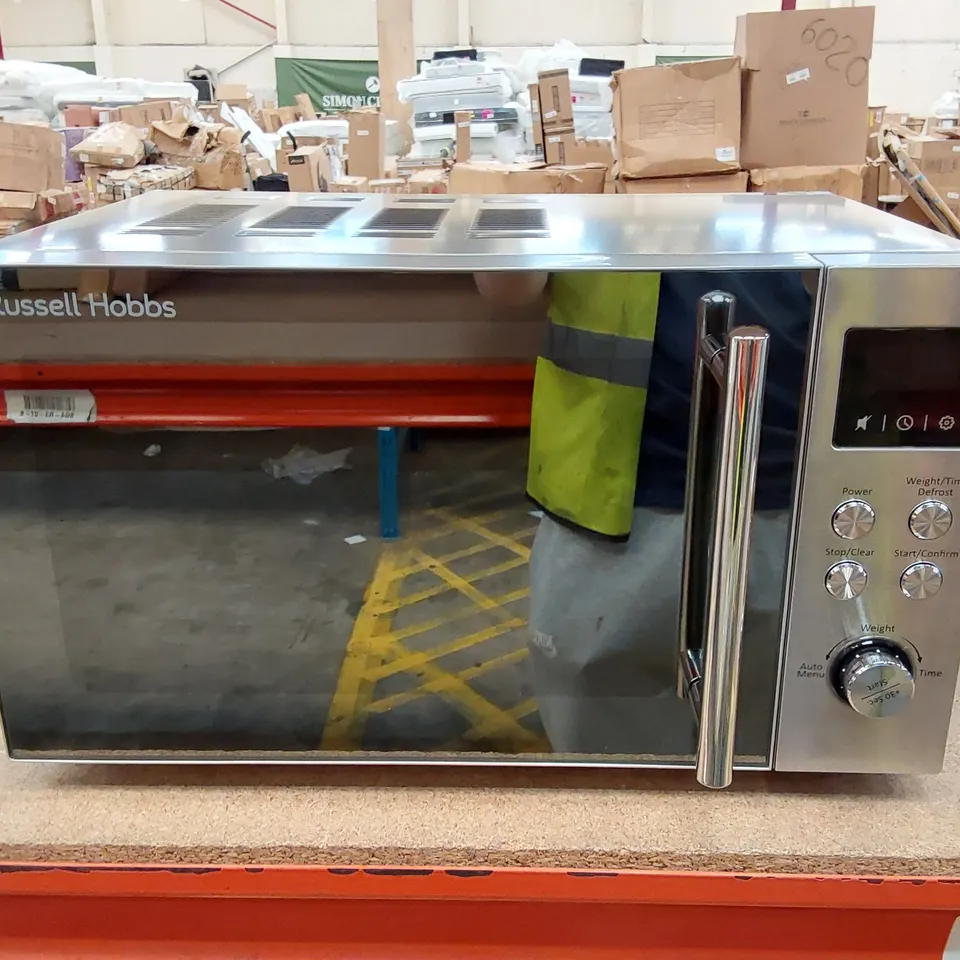 BOXED RUSSELL HOBBS RHM2086SS-G 700W MICROWAVE OVEN (1 BOX)
