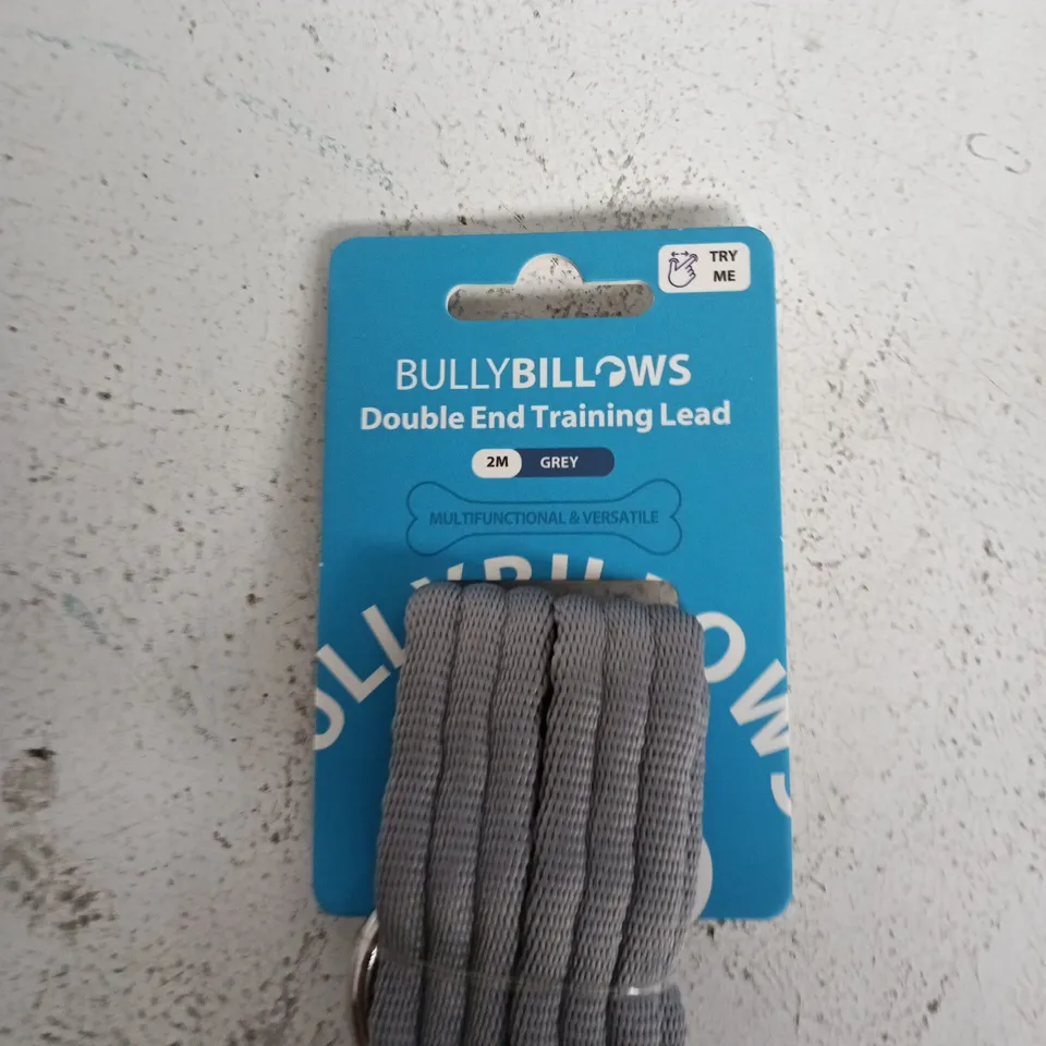 BULLYBILLOWS DOUBLE END TRAINING LEAD – GREY, 2M