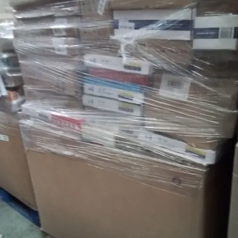 PALLET CONTAINING A LARGE QUANTITY OF WALL MOUNTED BRACKETS 