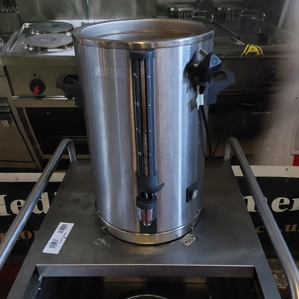 COMMERCIAL STAINLESS STEEL CATERING TROLLEY WITH HOT WATER BOILER DISPENSER 