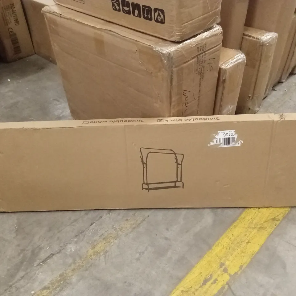 BOXED CLOTHES RACK - BLACK (1 BOX)