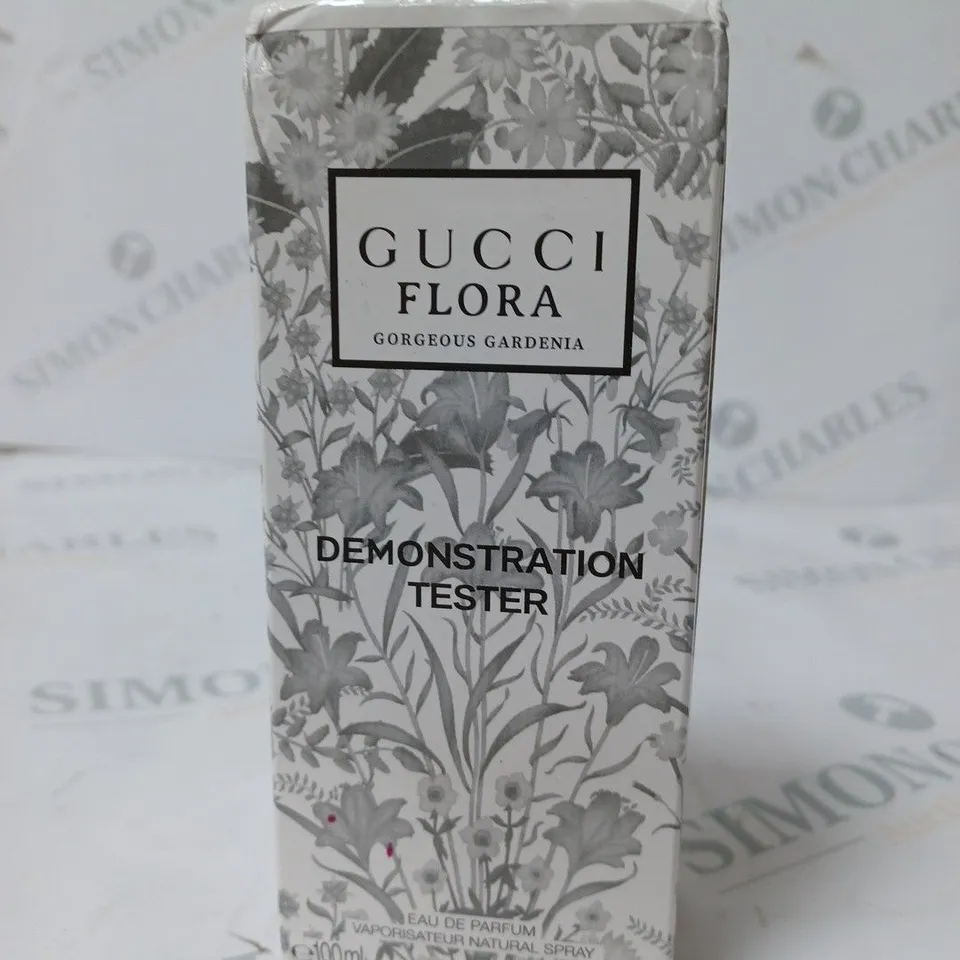 BOXED GUCCI FLORA LIMITED EDITION GEORGEOUS GARDENIA EAU DE PARFUM TESTER 100ML