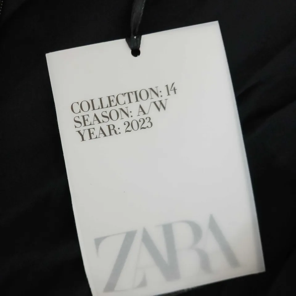 LADIES ZARA 2023 COLLECTION 14  BLACK COCTAIL DRESS SIZE XS