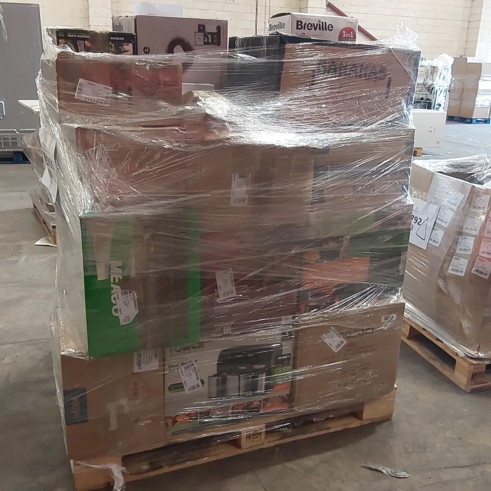 PALLET OF APPROXIMATELY 28 UNPROCESSED RAW RETURN HOUSEHOLD AND ELECTRICAL GOODS TO INCLUDE;