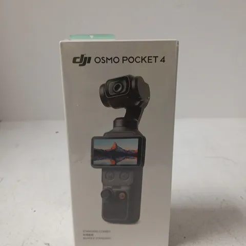 SEALED DJI OSMO POCKET 4 HANDHELD GIMBAL WITH BUILT-IN CAMERA