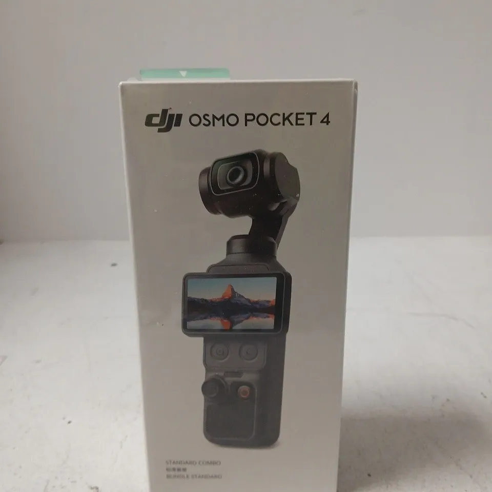 SEALED DJI OSMO POCKET 4 HANDHELD GIMBAL WITH BUILT-IN CAMERA