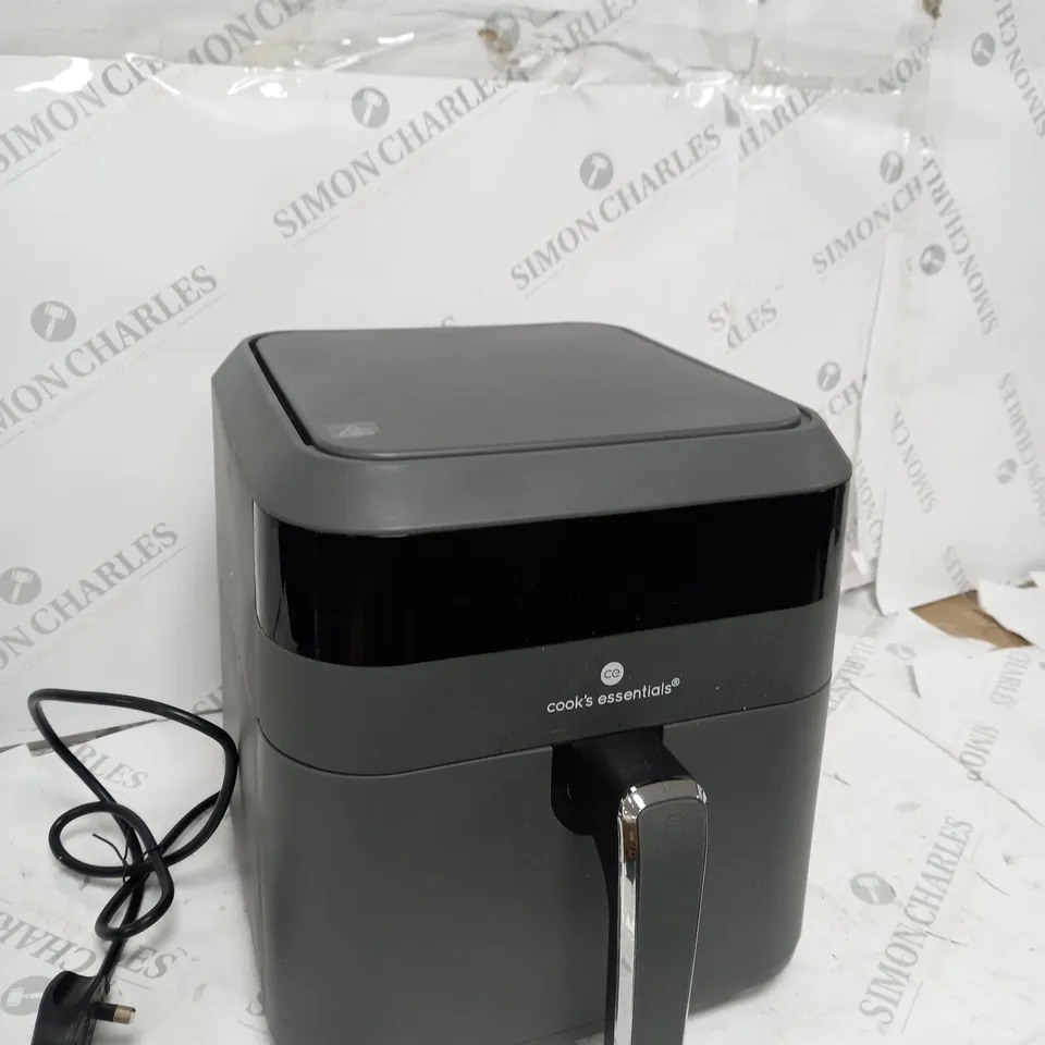 COOK'S ESSENTIALS 5.8L AIR FRYER IN SLATE GREY