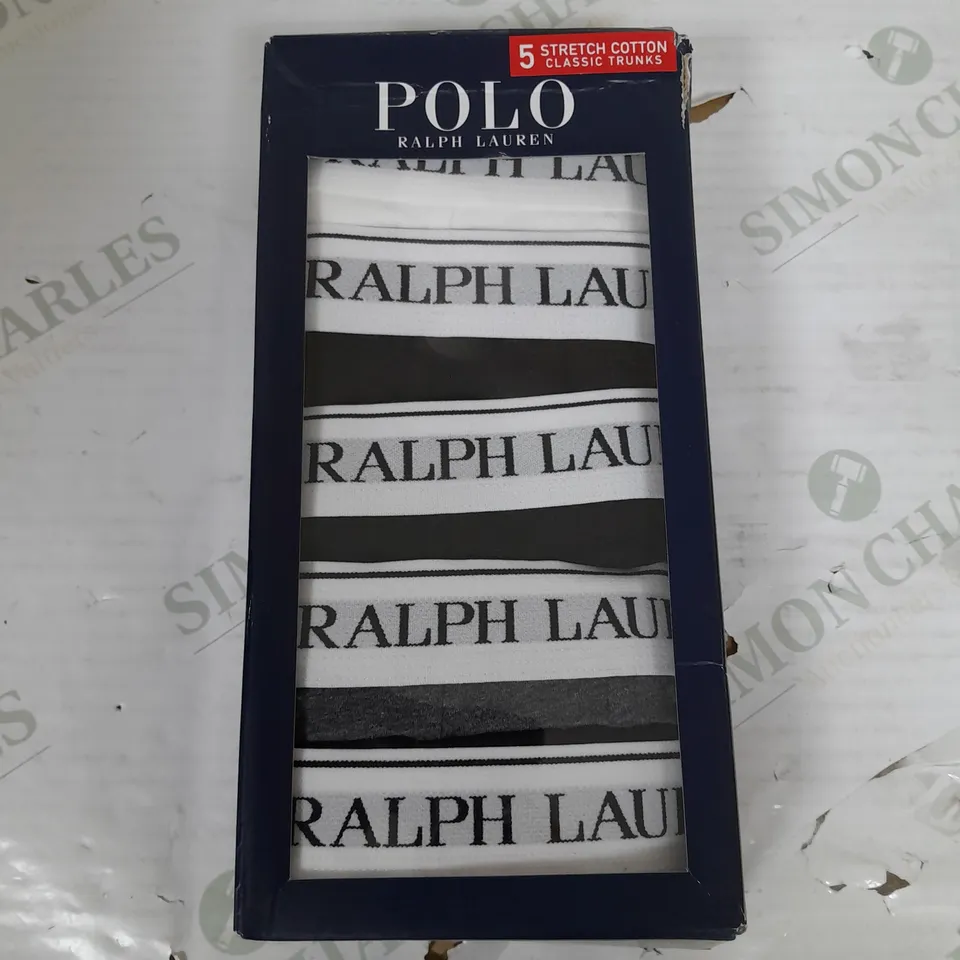 POLO RALPH LAUREN STRECH COTTON CLASSIC TRUNKS - MEDIUM