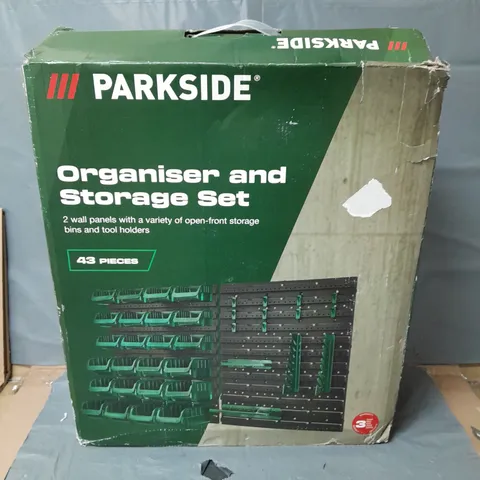 PARKSIDE ORGANISER AND STORAGE SET FOR TOOLS