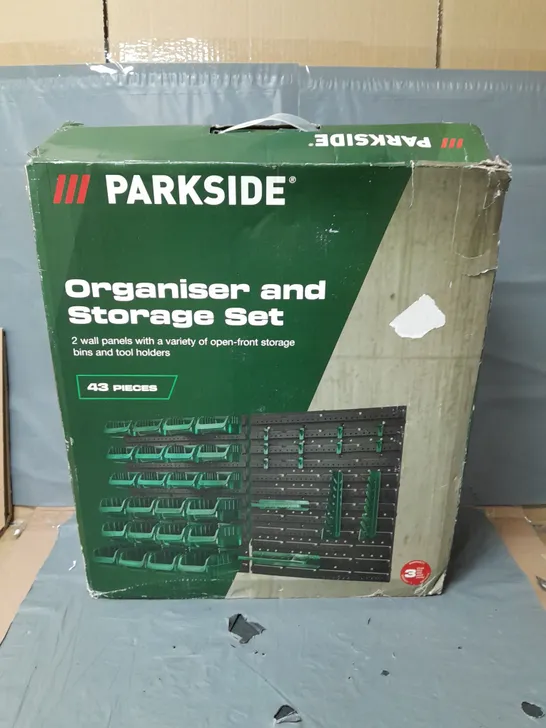 Lot 8808: PARKSIDE ORGANISER AND STORAGE SET FOR TOOLS - 5176108 ...