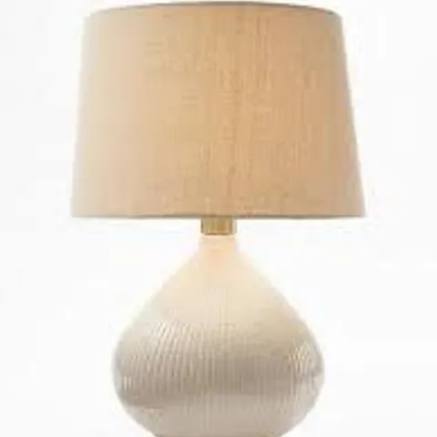 AVELINE CERAMIC TABLE LAMP NATUERAL ONE SIZE