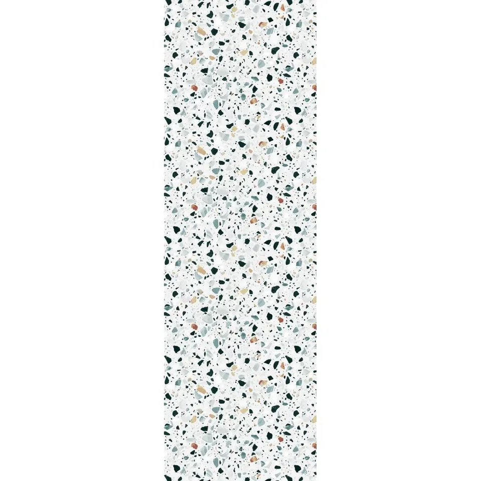 BOXED AVILYNN TERRAZO BLACK/BEIGE/YELLOW INDOOR/OUTDOOR RUG