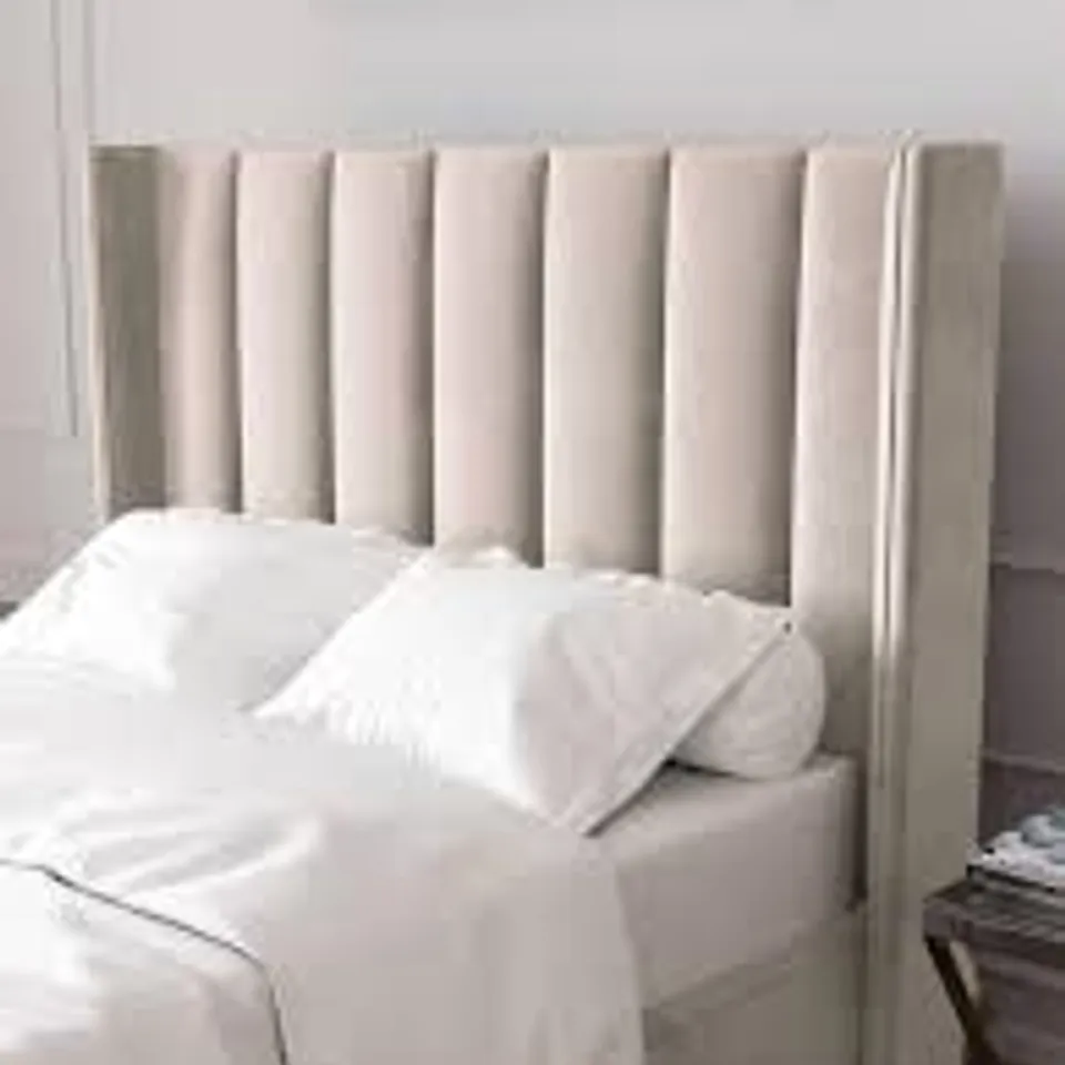 BOXED DAKOTA HEADBOARD, KING SIZE - NATURAL (1 BOX)