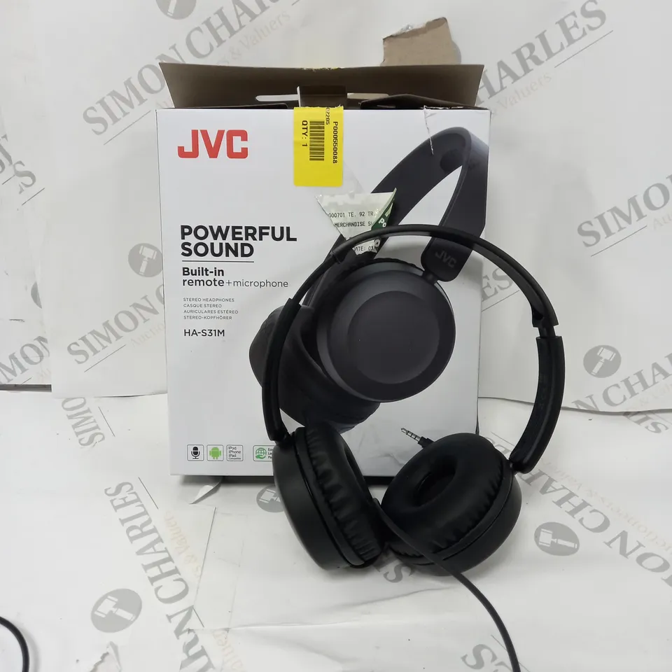 BOXED JVC HA-S31M STEREO HEADPHONES 