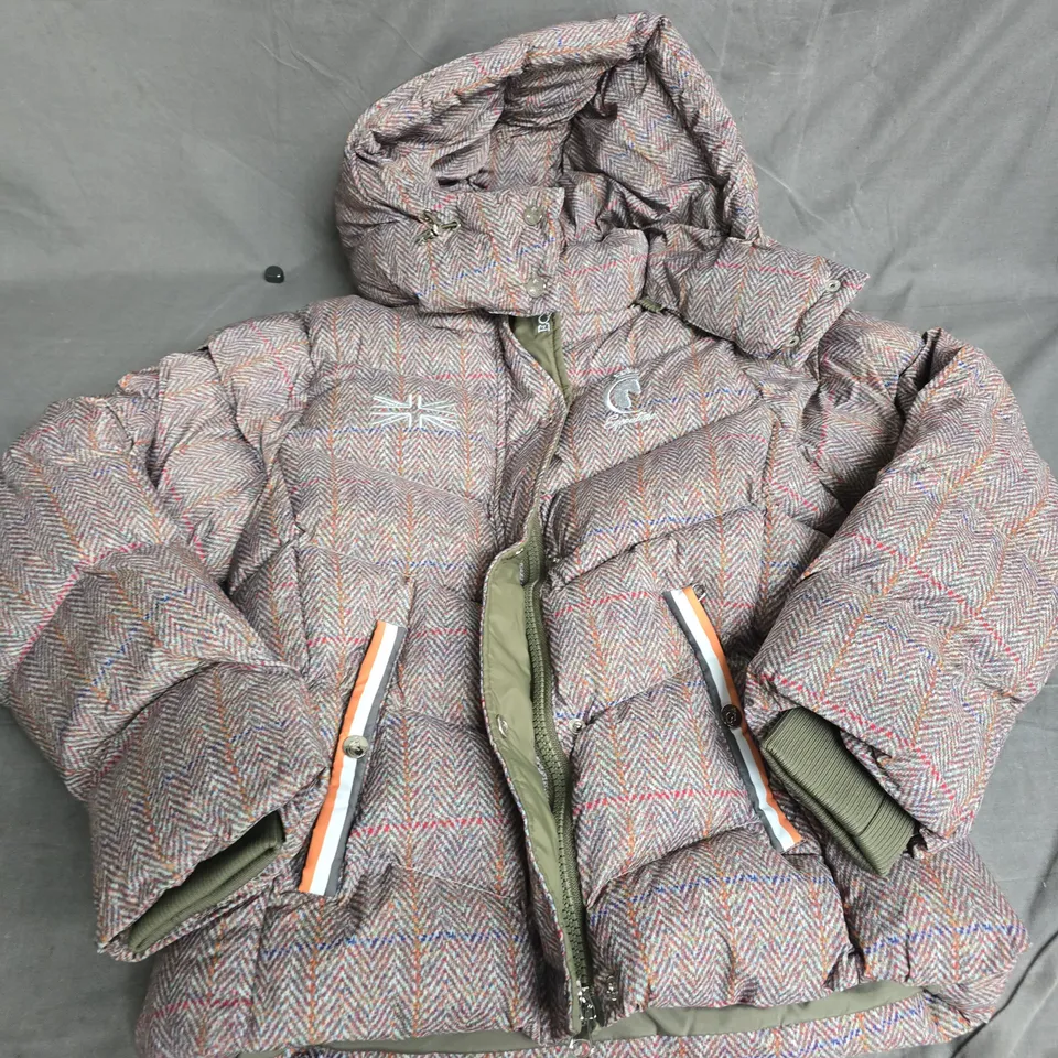 EQCOUTURE WATERPROOF PUFFER COAT SIZE 10