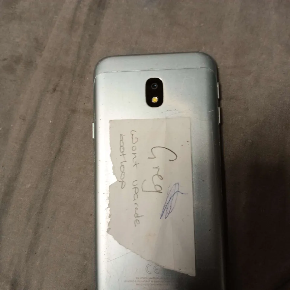 SAMSUNG GALAXY SMARTPHONE –BLUE, CRACKED SCREEN 