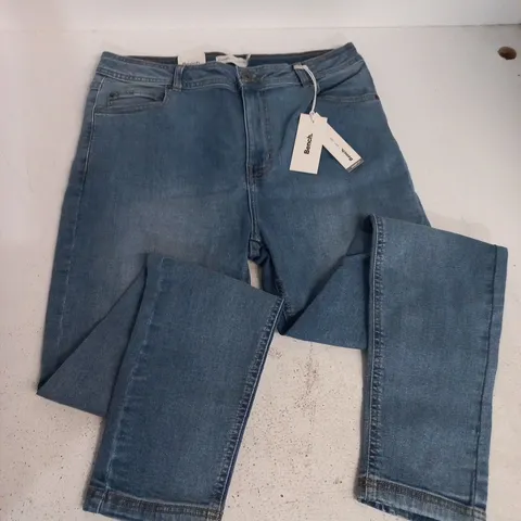 BENCH SKINNY FIT LADIES JEANS IN STONEWASH -UK 16