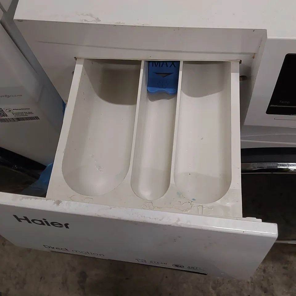 HAIER FREESTANDING 10KG 1400RPM WASHING MACHINE IN WHITE, MODEL: HW100-B14636N