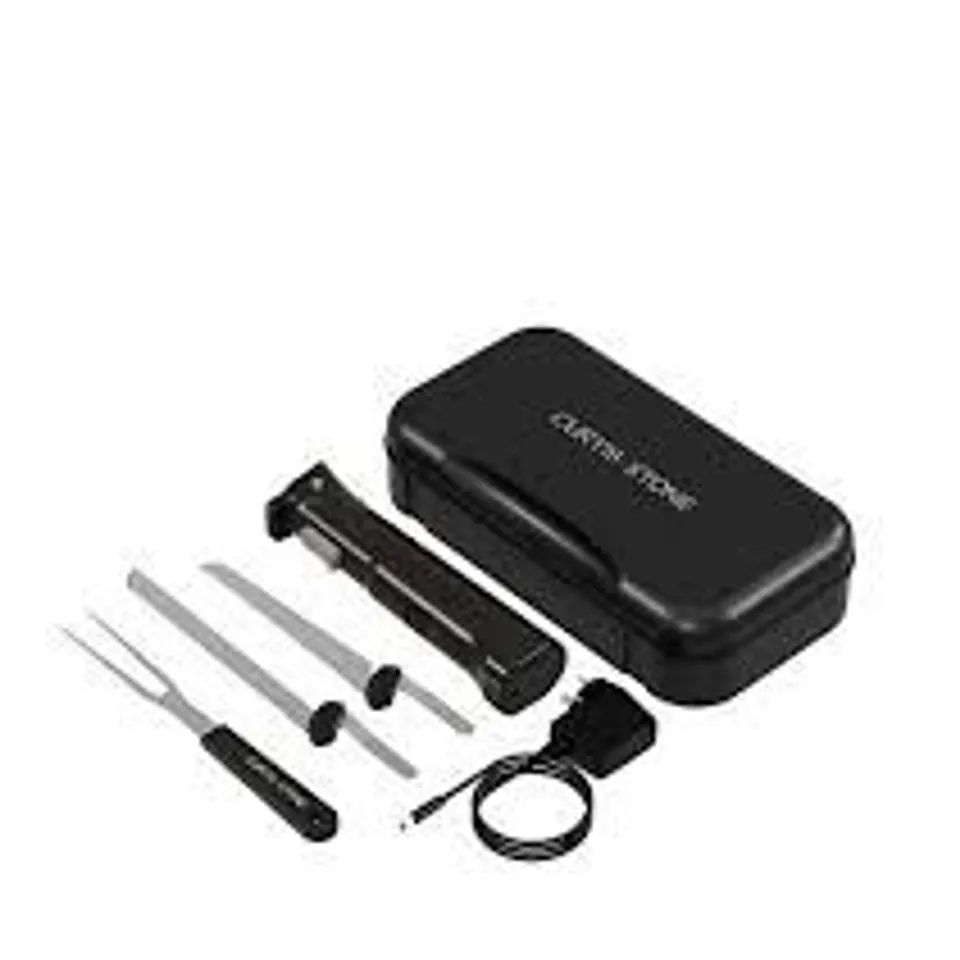 BOXED CURTIS STONE CORDLESS ELECTRIC KNIFE SET