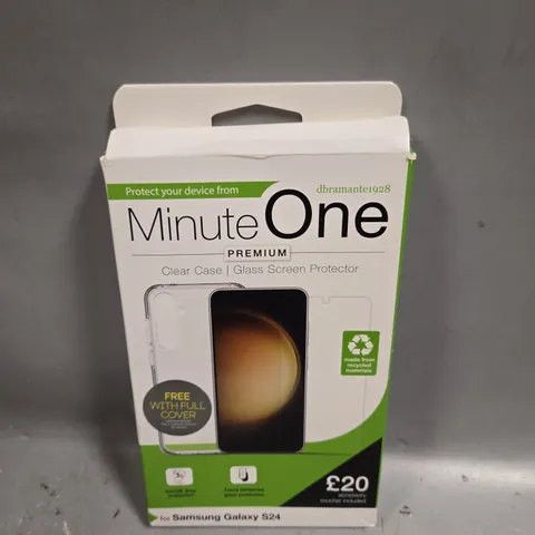 APPROXIMATELY 50 BOXED MINUTE ONE CLEAR PROTECTIVE CASES FOR SAMSUNG GALAXY S24