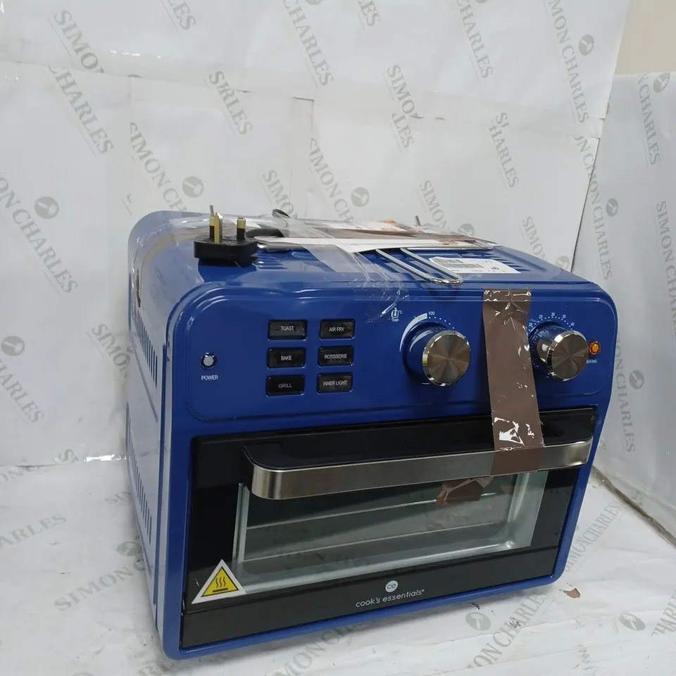 BOXED COOK'S ESSENTIAL 21-LITRE AIRFRYER OVEN IN BLUE 
