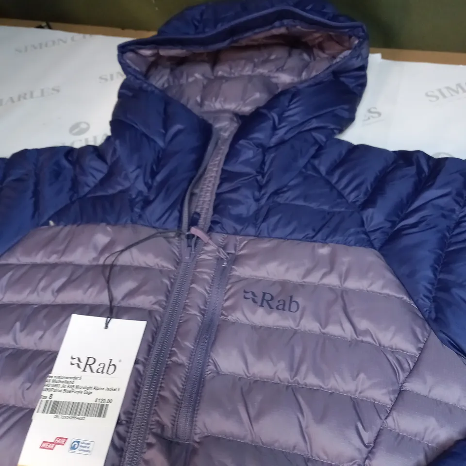 RAB MICROLIGHT ALPINE JACKET SIZE 8 