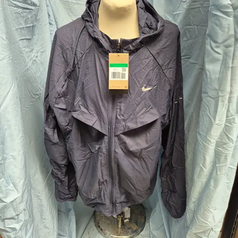 Nike Men’s Training Jacket – Navy, Hooded, Zip Front, Size XL (Move to Zero tag)