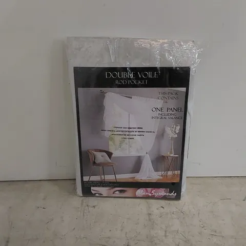 BAGGED ONE DOUBLE VIOLE ROD POCKET // SIZE 57 X 90" (1 ITEM)