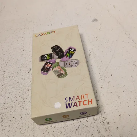 SMART WATCH – BOXED WITH BLUE SILICONE STRAP AND EXTRA BAND