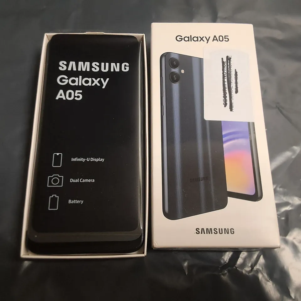BOXED SAMSUNG GALAXY A05 64GB IN BLACK - SM-A055F