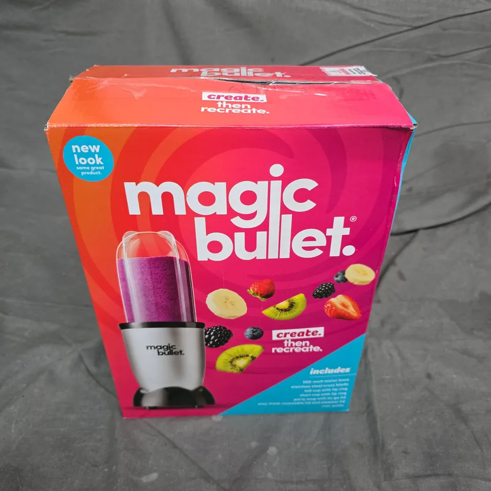 MAGIC BULLET BLENDER SET WITH CUPS AND ACCESSORIES – BOXED