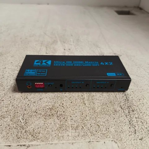 HDMI MATRIX SWITCH 4X2 – 4K ULTRA HD BOXED