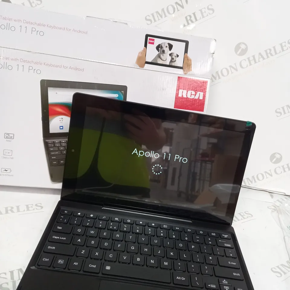 BOXED VENTURER APOLLO 11 PRO 11.6” TABLET WITH DETACHABLE KEYBOARD- 32 GB