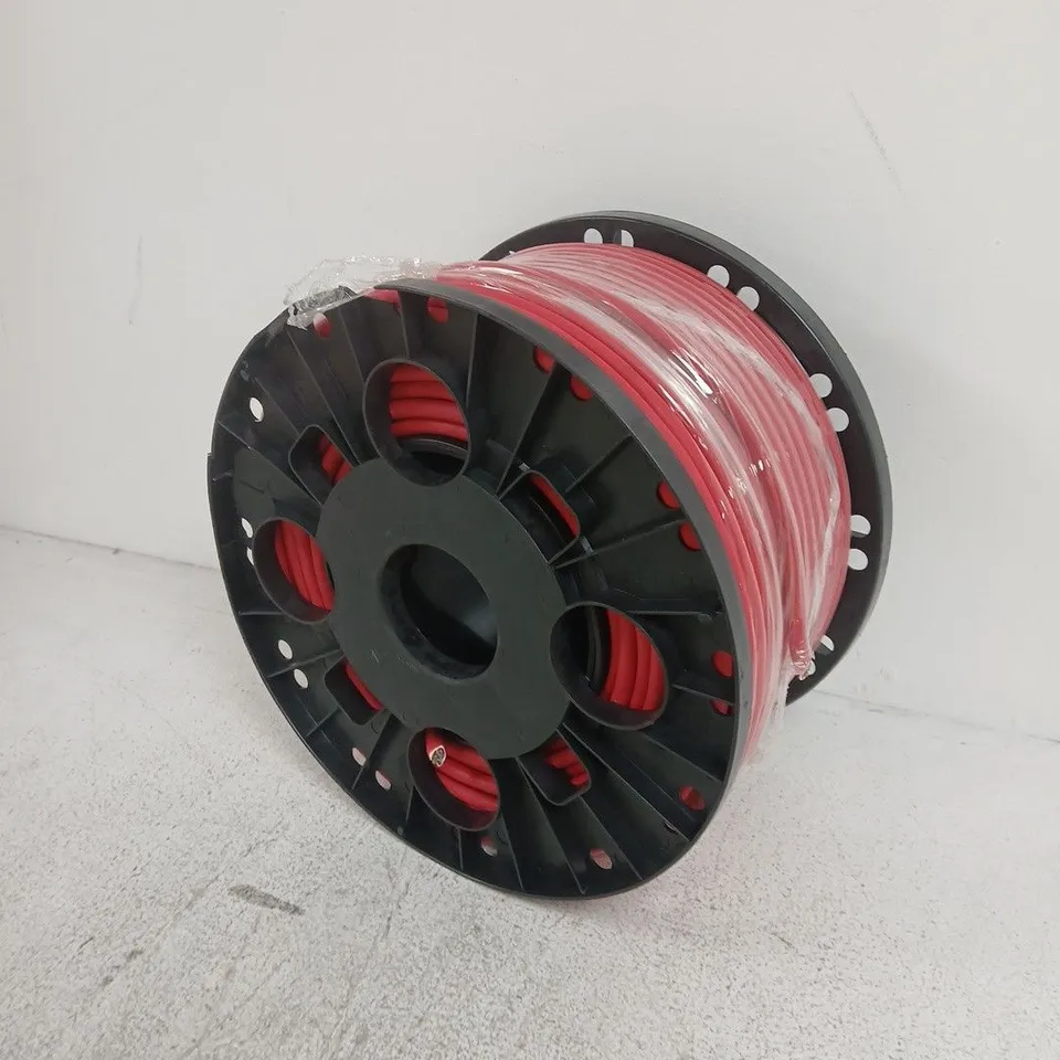 RED 4-CORE ELECTRICAL CABLE SPOOL – NOBURN STANDARD 100, APPROX 14.6 KG
