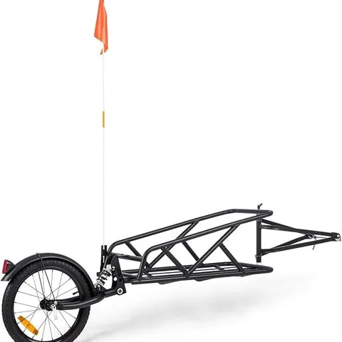 KLARFIT FOLLOWER 16 INCH CARGO TRAILER - BLACK