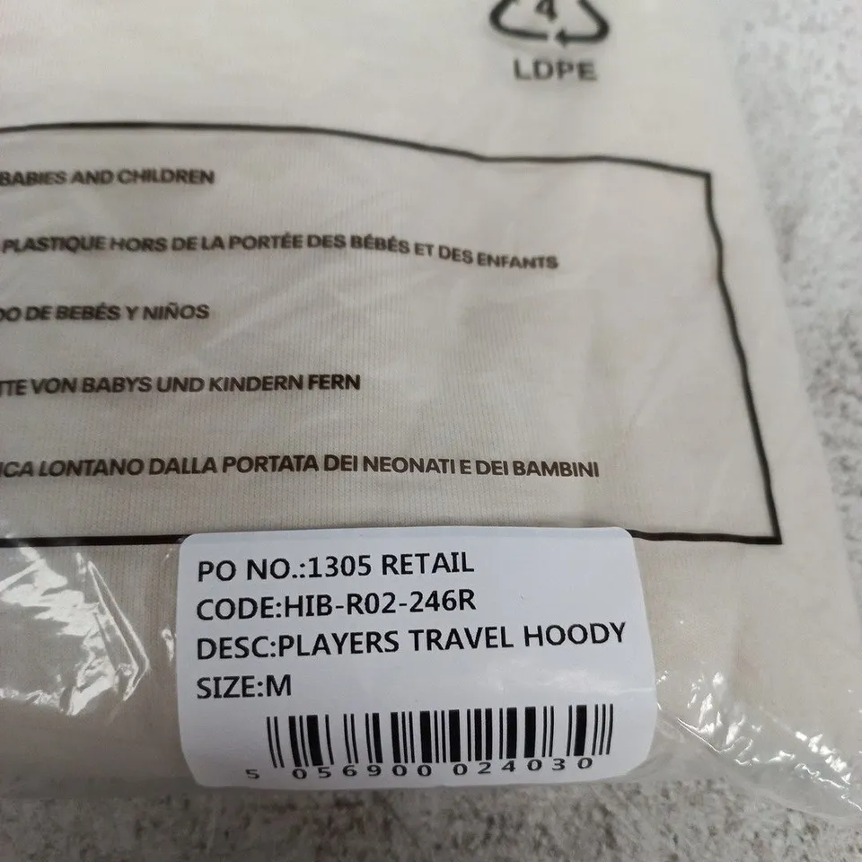 REEBOK PLAYERS TRAVEL HOODIE – SIZE M