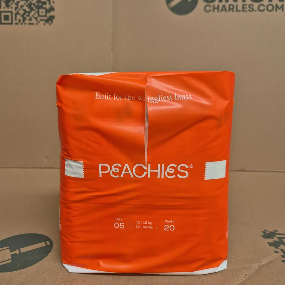 PEACHIES NAPPIES – SIZE 5 (15–18 KG), 20-PACK