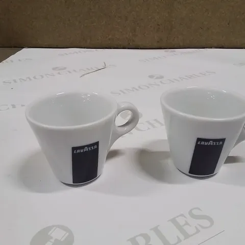 BOX CONTAINING 10 LAVAZZA ESPRESSO CUPS