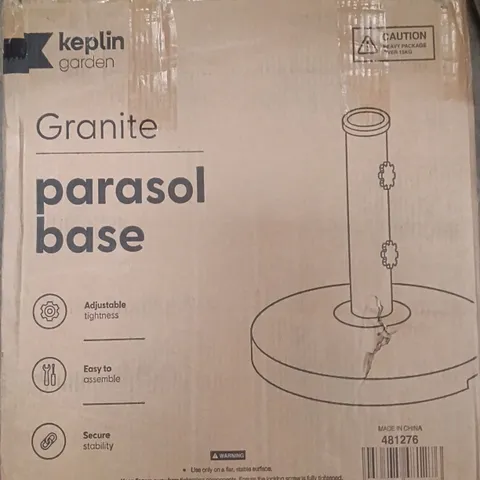 BOXED KEPLIN GRANITE PARASOL BASE