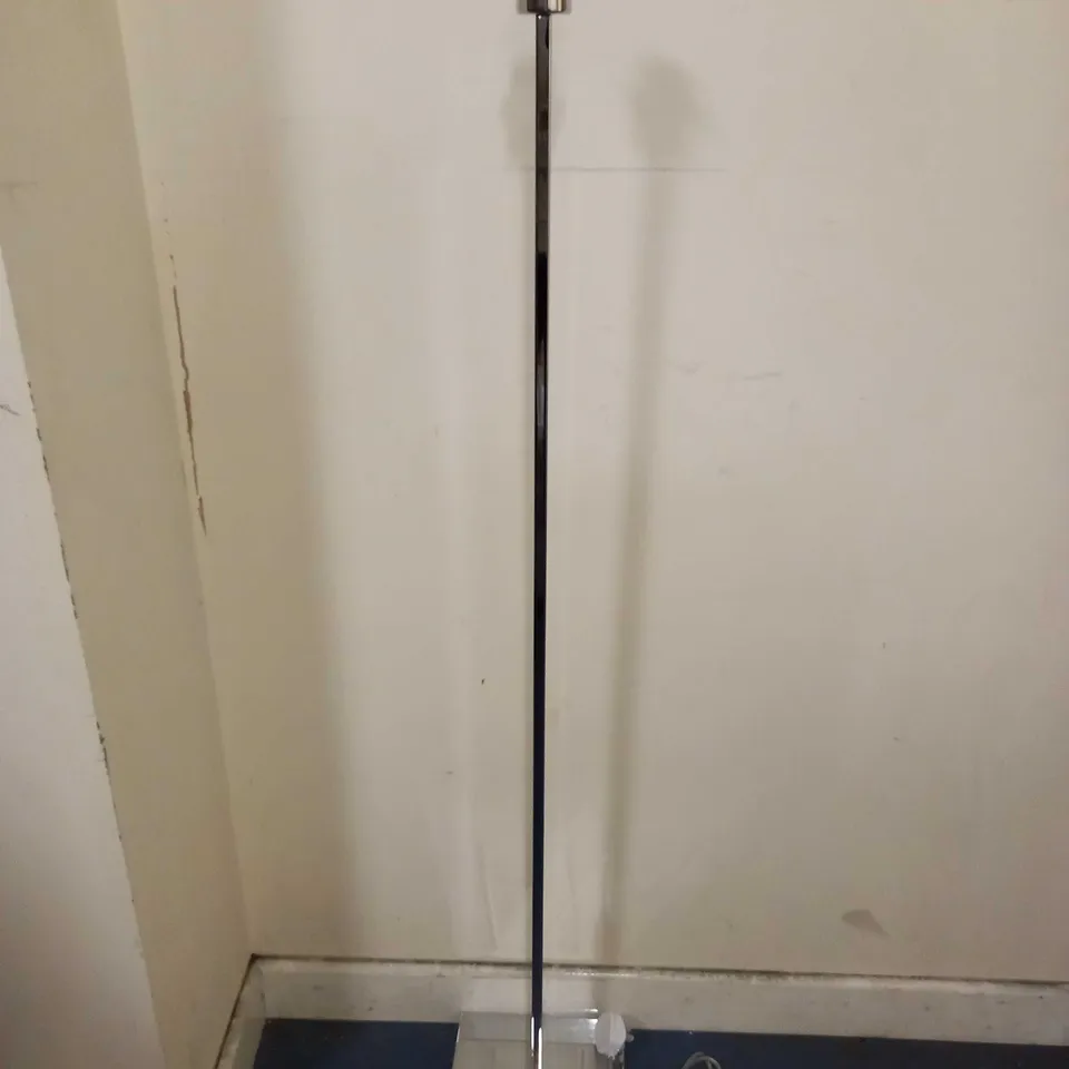 DAR LIGHTING GROUP ANVIL 1LT FLOOR LAMP - POLISHED CHROME EFFECT 