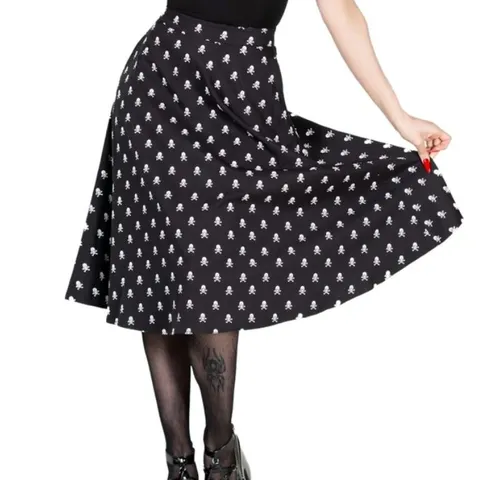 BRAND NEW KILLSTAR - LAY DEAD - BLACK WOMEN'S SKIRT SIZE S